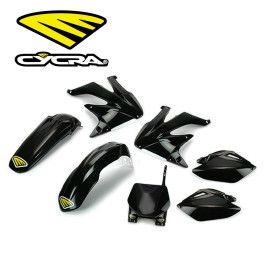 Kit Plástico Cycra para Honda CRF250 08/09 Preto com Number Plate Frontal