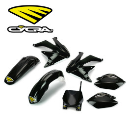 Kit Plástico Cycra para Honda CRF250 06/07 Preto com Number Plate Frontal