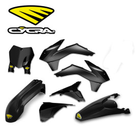 Kit Plástico Cycra para KTM SX/SXF 125 até 525 07/10 EXC/XC 200 até 530 08/10 Preto com Number Plate Frontal 