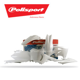Kit Plástico Polisport para Honda CRF250 06/09 Branco
