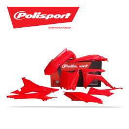 Kit Plástico Polisport para Honda CRF250 14/17 CRF450 13/16 Vermelho