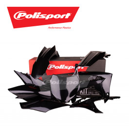 Kit Plástico Polisport para Honda CRF250 14/17 CRF450 13/16 Preto