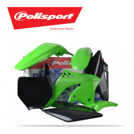 Kit Plástico Polisport para Kawasaki KXF250 06/08 Réplica