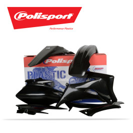 Kit Plástico Polisport para Yamaha WRF250 07/14 WRF450 07/11 Preto