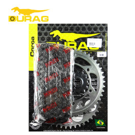 Kit Relação Durag para XT660 (Coroa+Pinhão+Corrente)