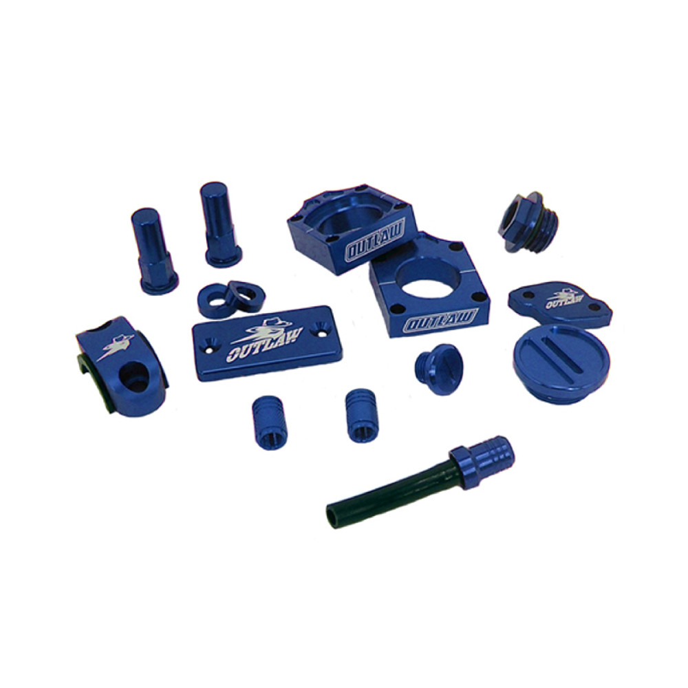 Kit de Peças Outlaw Anodizadas para Suzuki RMZ 250 07/09 RMZ 450 05/09-Azul