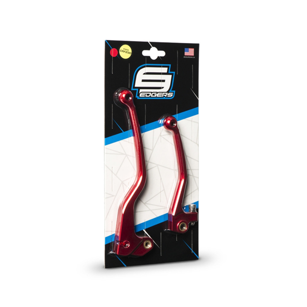 Kit Manetes Edgers para Honda CRF230 (Simples)-Vermelho