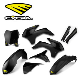 Kit Plástico Cycra KTM SX/SXF 13/15 Preto com Number Plate Frontal + Protetor Bengala