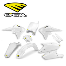 Kit Plástico Cycra Yamaha YZF250/450 14/17 Branco com Number Plate Frontal + Protetor Bengala