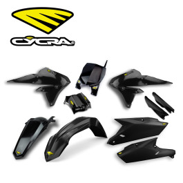 Kit Plástico Cycra Yamaha YZF250/450 14/17 Preto com Number Plate Frontal + Protetor Bengala