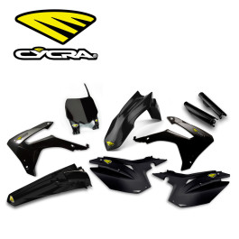 Kit Plástico Cycra Honda CRF250 14/17 CRF450 13/16 Preto com Number Plate Frontal + Protetor Bengala