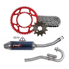 Kit Ponteira E Relação Para CRF230 (Corrente Sem Retentor)