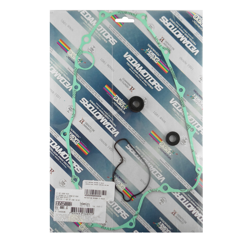 Kit Reparo da Bomba D'Água Vedamotors para Honda CRF450 09/16