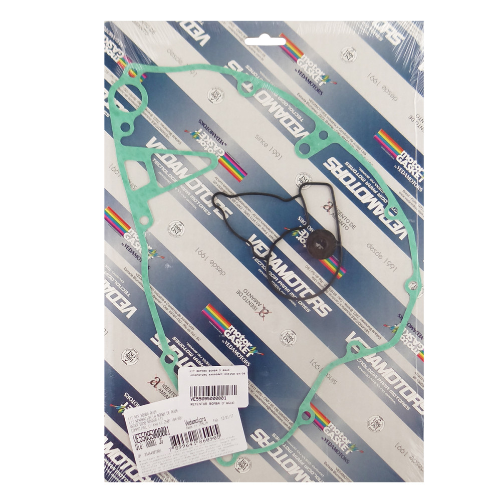 Kit Reparo da Bomba D'Água Vedamotors para Kawasaki KXF250 04/08 Suzuki RMZ250 04/06