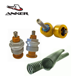 Kit Suspensão Dianteira Anker para CRF230 - Molas, Emulador e Regulador de Pré Carga