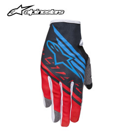 Luva Alpinestars Supermatic 2015-Preta/Vermelha/Azul-GG