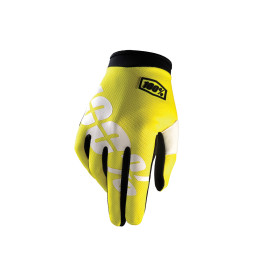 Luva 100% Itrack-Amarela Fluor-G