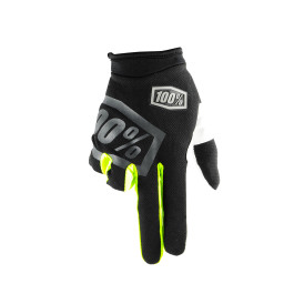 Luva 100% Itrack-Preta/Amarelo Fluor-GGG