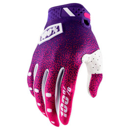 Luva 100% Ridefit Modelo 2018-Pink/Roxo-M