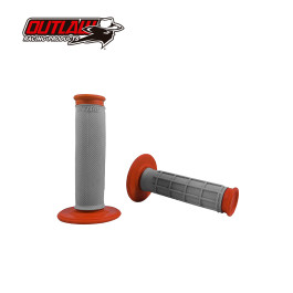 Manopla Dual Compound Grips Outlaw-Laranja