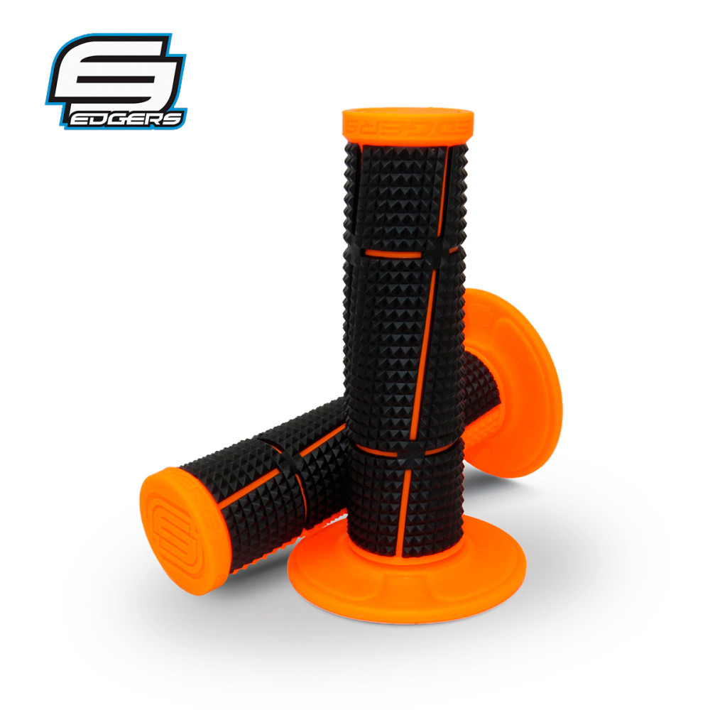 Manopla Edgers A2 Bicomposta-Preto/Laranja