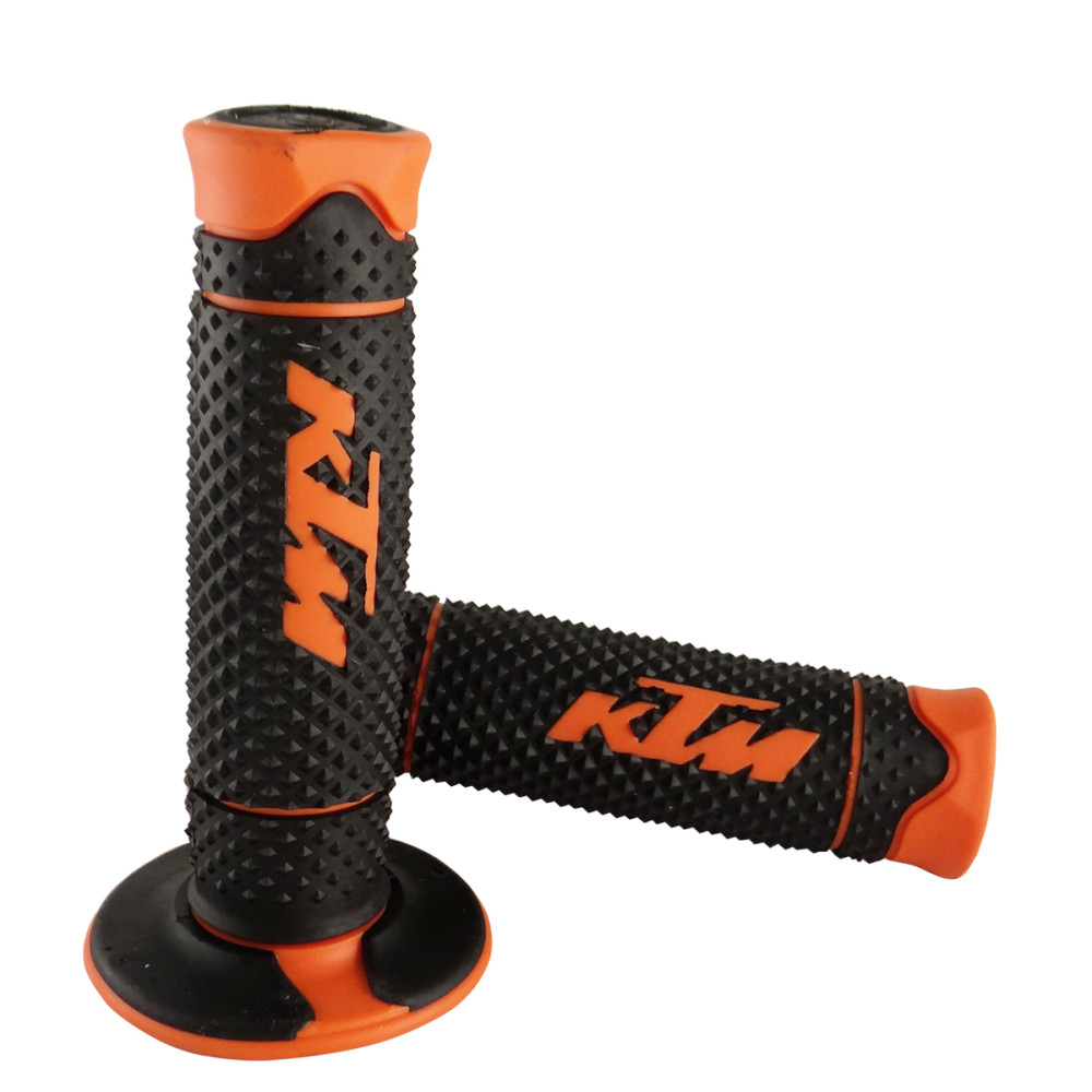 Manopla Original KTM para KTM 13/16 (Par) Sem Tubo (Preta/Laranja) (Par)