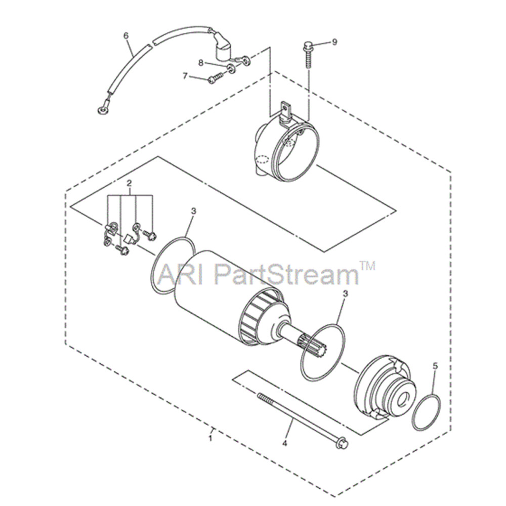 Motor de Partida Arrowhead para Yamaha WRF250 03/13 Gas Gas EC250/300F 12/15