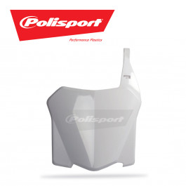 Number Plate Frontal Polisport para CRF250 08/09 CRF450 08 Branco