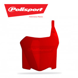 Number Plate Frontal Polisport para CRF250 08/09 CRF450 08 Vermelho