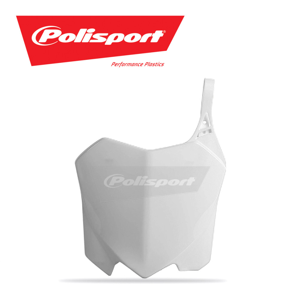 Number Plate Frontal Polisport para CRF250 10/13 CRF450 09/12 Branco