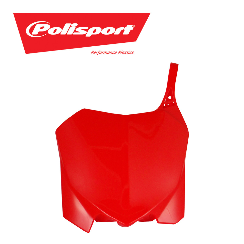 Number Plate Frontal Polisport para CRF250 10/13 CRF450 09/12 Vermelho