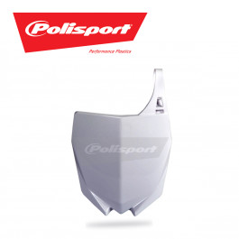 Number Plate Frontal Polisport para YZF250 10/18 YZF450 10/17 YZ125/250 15/18 Branco