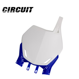 Number Plate Frontal Universal Circuit Future-Branco/Azul