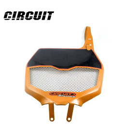 Number Plate Frontal Universal Circuit Ventilado-Laranja