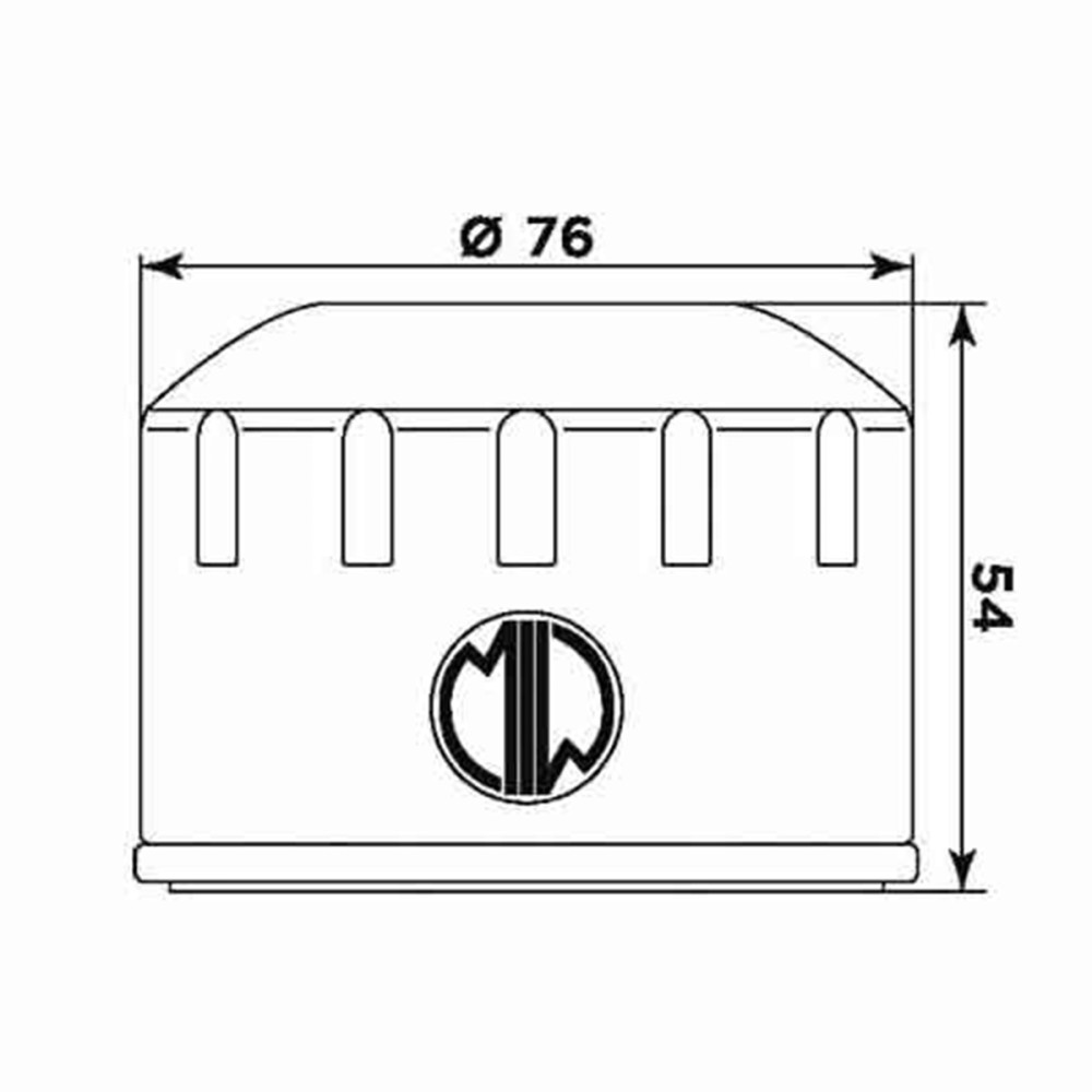 Filtro de Óleo Meiwa para BMW GS650F K72 08 650GT K-19 12/15 GS800F K72 06/16 ADV 13/16 GT800F 13/15 R800F 09/16 GS1200R K25 03/12 R1200GS ADV K255 05/13 R1200R/RS/RT 05/-
