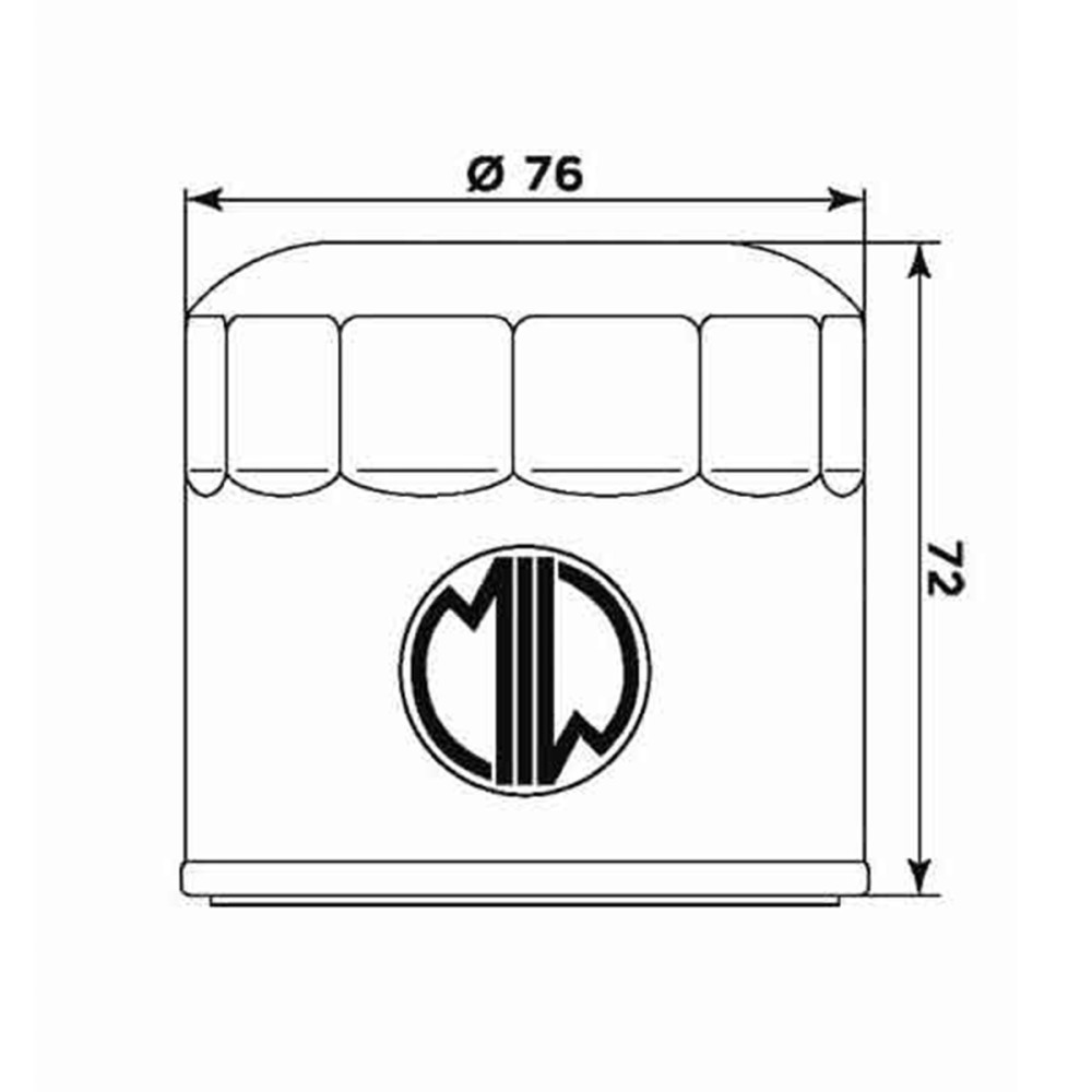 Filtro de Óleo Meiwa para Ducati Monster 620/695/696/796 Hypermotard 796/821/1100 Diavel 1198 Multistrada 620/1100/1200