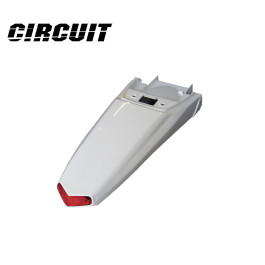 Paralama Traseiro Cicuit Honda CRF230 com Led-Branco/Vermelho