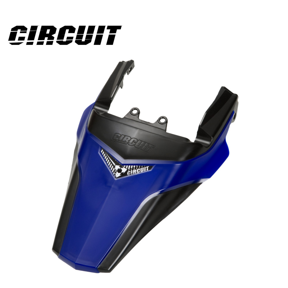 Paralama Traseiro Circuit para Tornado-Preto/Azul