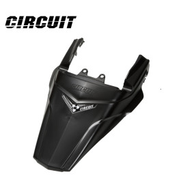 Paralama Traseiro Circuit para Tornado-Preto/Preto