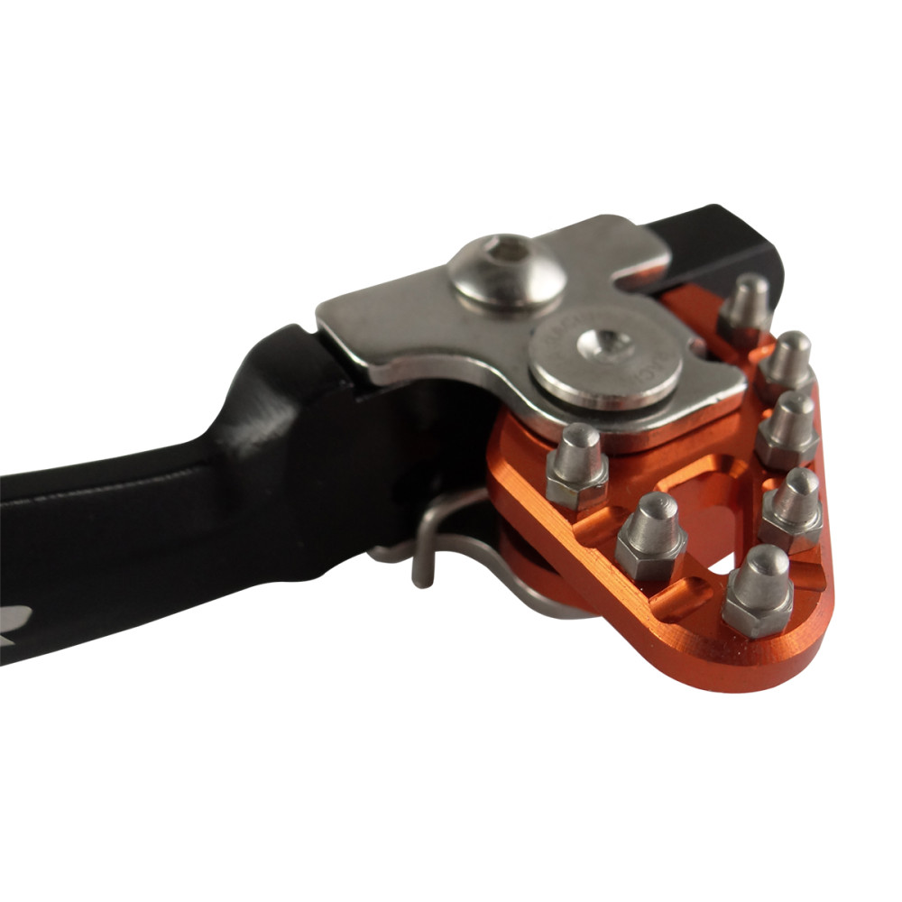 Pedal de Freio Zeta Trigger para KTM SX125 16/17 XC-W125 17 SX/XC-W150 16/17 SX-F/XC-F250 16/17 SX-F/XC-F350 16/17 SX-F450 16/17 EXC-F450 17 (Alumínio)