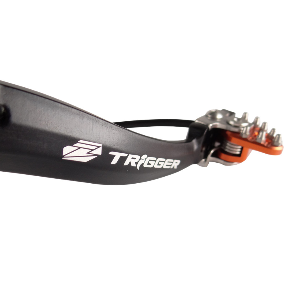 Pedal de Freio Zeta Trigger para KTM SX125 16/17 XC-W125 17 SX/XC-W150 16/17 SX-F/XC-F250 16/17 SX-F/XC-F350 16/17 SX-F450 16/17 EXC-F450 17 (Alumínio)