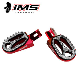 Pedaleira IMS para Honda CRF250 04/11 CRF450 02/11 Vermelha
