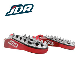 Pedaleira JDR para Honda CR/CRF125/250/450 Vermelha