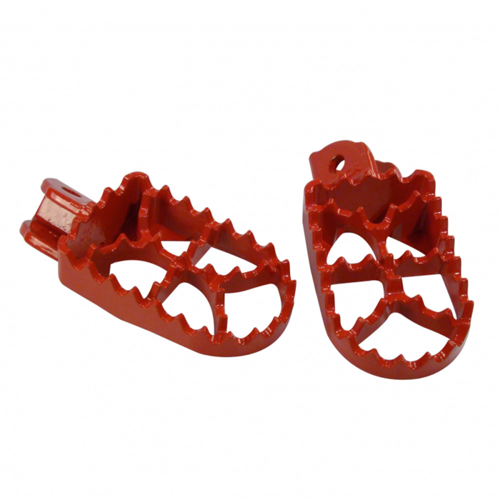 Pedaleira Anker para Honda CRF230/150F/Tornado/XR200/XRE300/Lander / Yamaha DT200 (Vermelha)