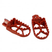 Pedaleira Anker para Honda CRF230/150F/Tornado/XR200/XRE300/Lander / Yamaha DT200 (Vermelha)