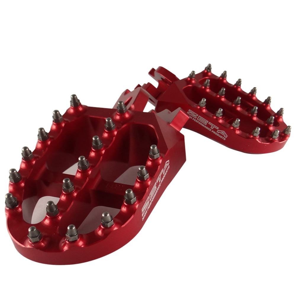 Pedaleira Zeta em Aluminio para Honda CR125/250 02/07 CRF/CRFX250 04/17 CRF/CRFX450 02/17 CRF150 07/17