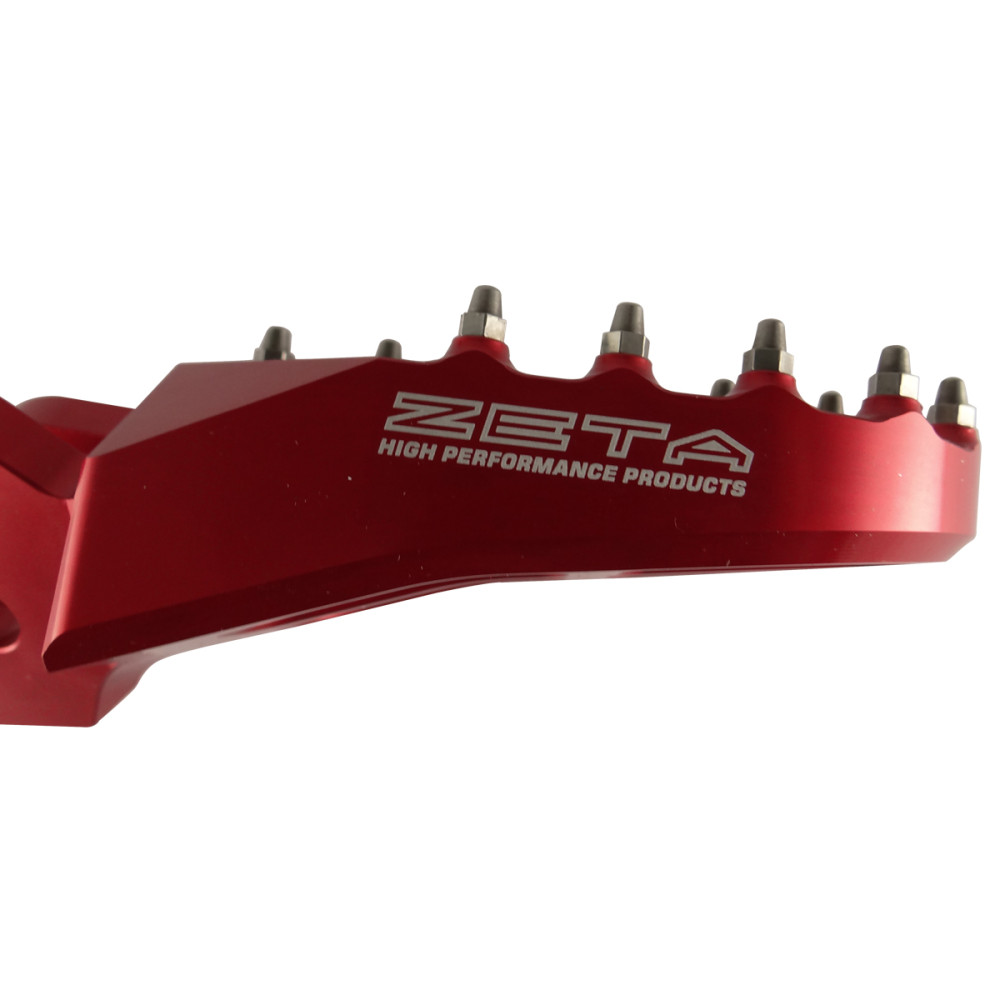 Pedaleira Zeta em Aluminio para Honda CR125/250 02/07 CRF/CRFX250 04/17 CRF/CRFX450 02/17 CRF150 07/17