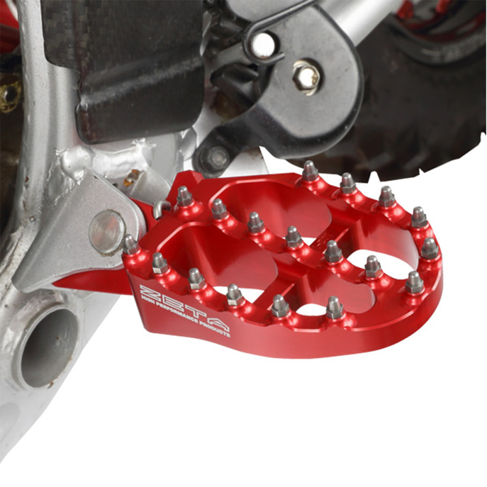 Pedaleira Zeta em Aluminio para Honda CR125/250 02/07 CRF/CRFX250 04/17 CRF/CRFX450 02/17 CRF150 07/17