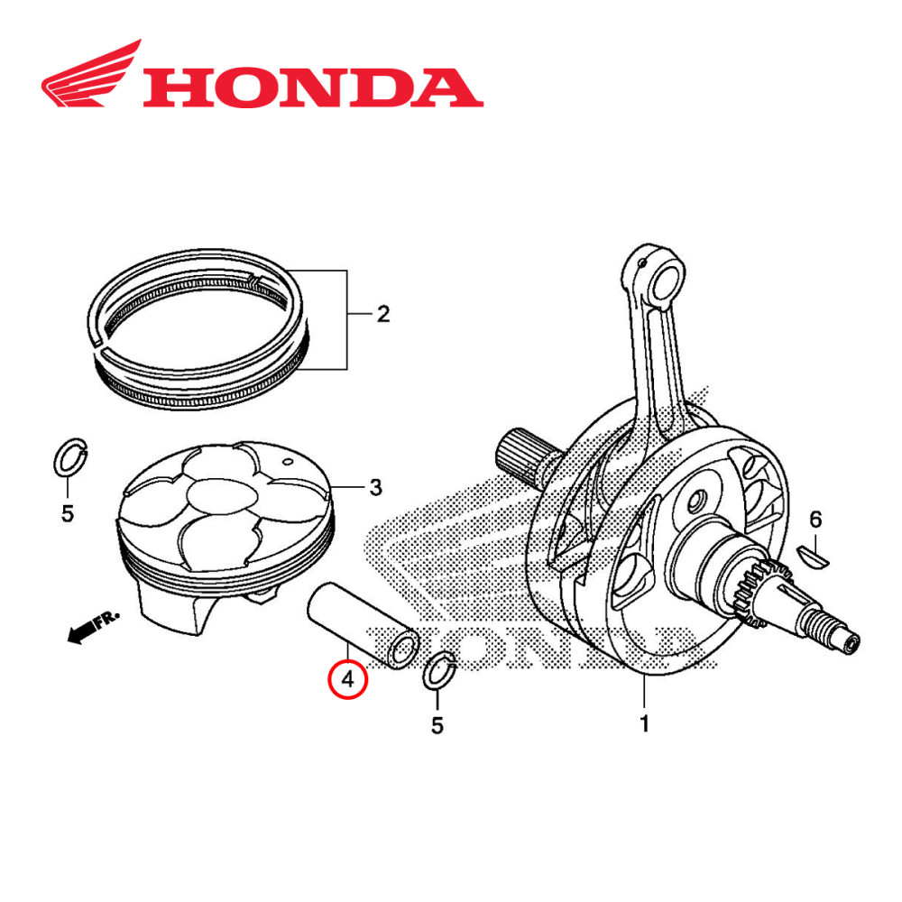 Pino de Pistão Original Honda para CRF250 10/13