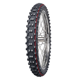 Pneu Mitas 90/90-21 C-19 para Motocross e Velocross - Faixa Vermelha 